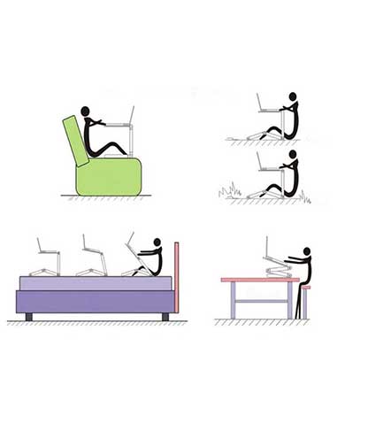 میز خنک کننده لپ تاپ کیو وای اچ مدل M-2019 محصول بانو مد Products