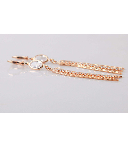 گشواره استیل دخترانه ژوپینگ مدل N-0420