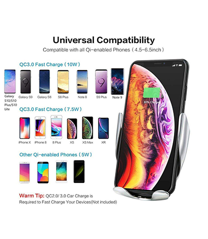پایه نگهدارنده و شارژر بی سیم گوشی موبایل مدل S5 محصول بانو مد Products