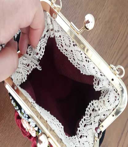 کیف دستی زنانه روبان دوزی محصول بانو مد Products