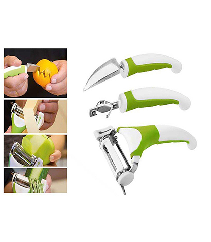 ابزار آشپزی تریپل اسلایسر مدل livington مجموعه 3 عددی محصول بانو مد Products