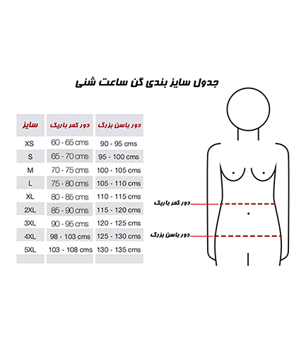 گن ساعت شنی اسکالپتینگ کلوتس مدل Waist abdomen