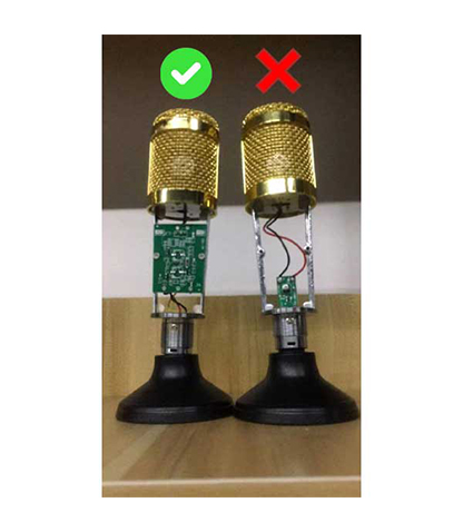 میکروفن کندانسر به همراه هولدر موبایل محصول بانو مد Products