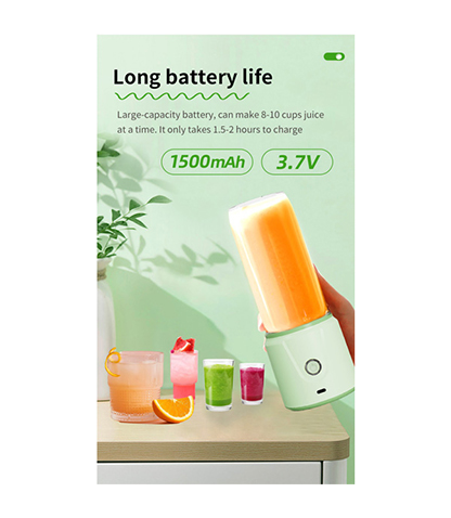 شیکر شارژی قابل حمل مدل Z1 گنجایش 0.42 لیتر مجموعه 2 عددی محصول بانو مد Products