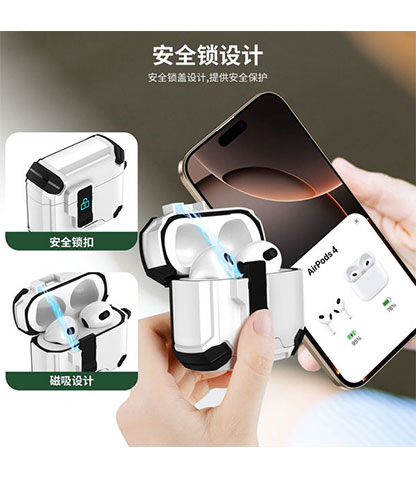 کاور هولدر دار اگشل مناسب برای کیس اپل ایرپاد Air pods pro/Air pods pro2 محصول بانو مد Products
