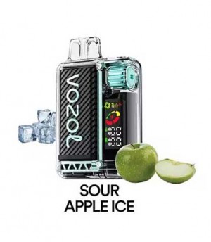پاد-یک‌بار-مصرف-Vozol-Vista-Sour-Apple-Ice-پاد-۲۰۰۰۰-پاف-نیکوتین-۵٪-پاد-طعم-سیب-سبز-ویپ-میوه‌ای
