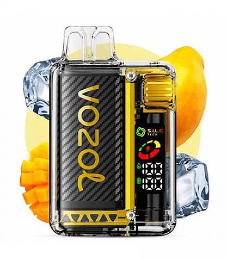 پاد یک بار مصرف  ۲۰۰۰۰ پاف- Vozol Vista Mango Ice | ویپ چی پاد-۲۰۰۰۰-پاف-Vozol-Vista-Mango-Ice-پاد-انبه-یخ‌-زده-نیکوتین-۵٪-ویپ-میوه‌ای-پاد-یک-بار-مصرف-وزول بانو مد