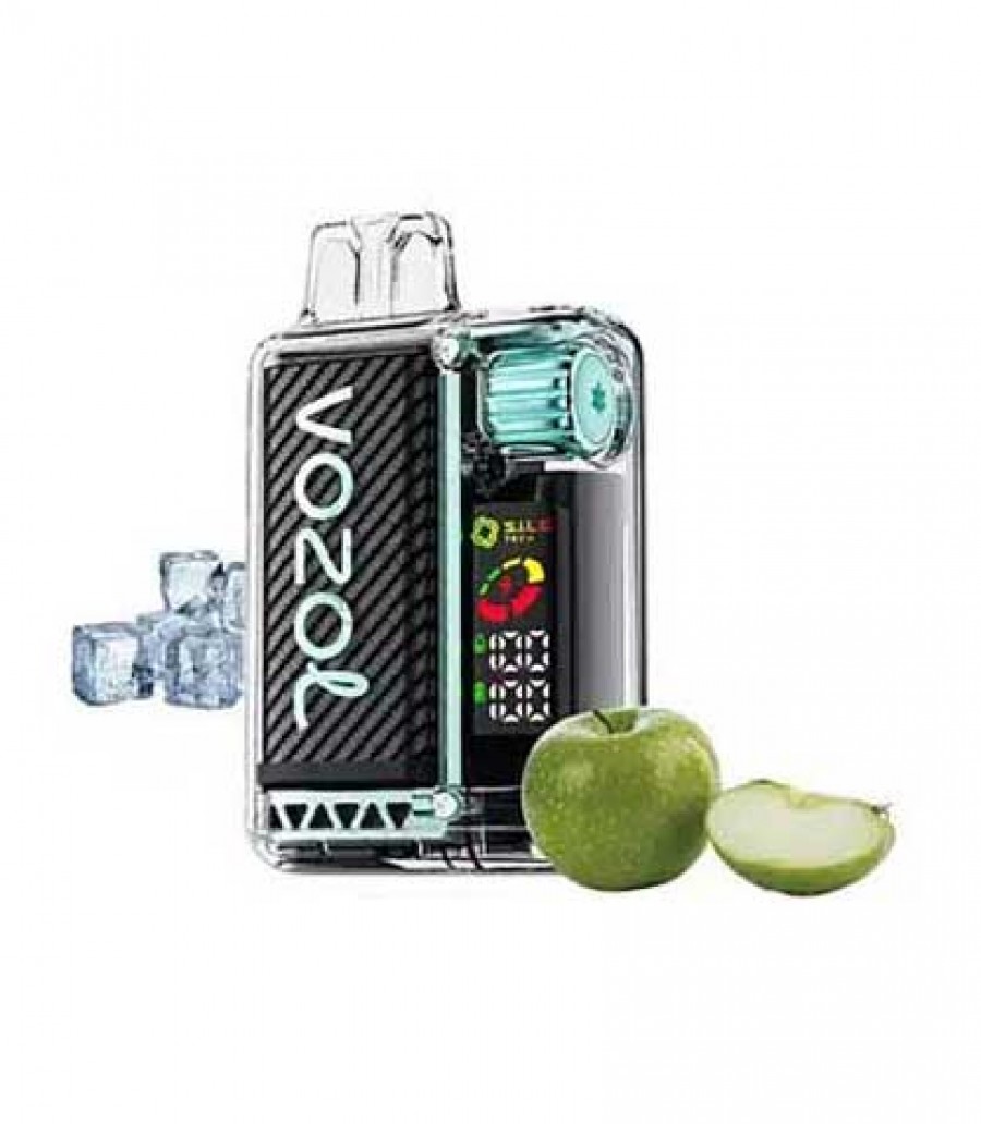 پاد یک‌بار مصرف ۲۰۰۰۰ پاف Vozol Vista Sour Apple Ice | ویپ چی پاد-یک‌بار-مصرف-Vozol-Vista-Sour-Apple-Ice-پاد-۲۰۰۰۰-پاف-نیکوتین-۵٪-پاد-طعم-سیب-سبز-ویپ-میوه‌ای بانو مد
